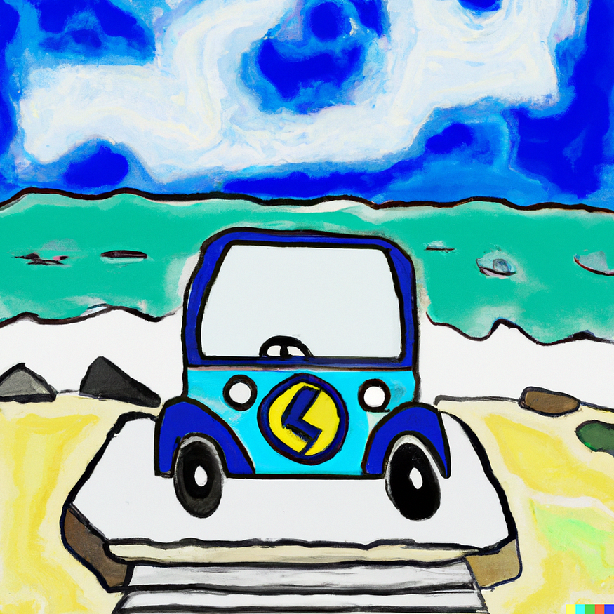 A Car abstraction — By DALL-E AI