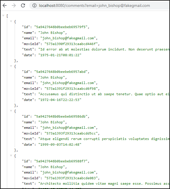 http://localhost:8080/comments?email=john_bishop@fakegmail.com