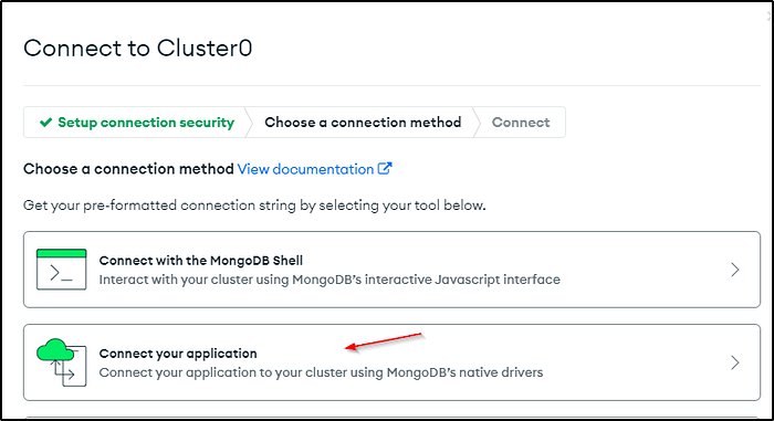 Different connection options
